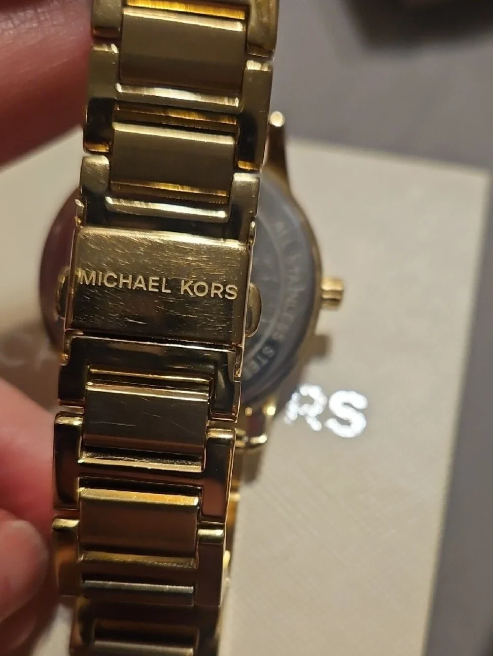 Michael Kors Gold Stainless Steel Women's Bracelet Watch